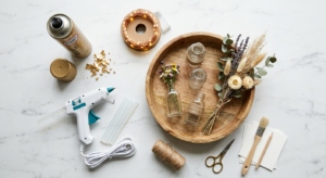 DIY Glass Bottle Decor