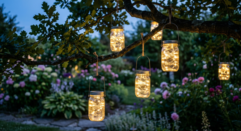 DIY Hanging Jar Lights